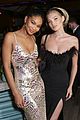 hailey baldwin and shay mitchell are beauties in black at revolve awards 2017 04