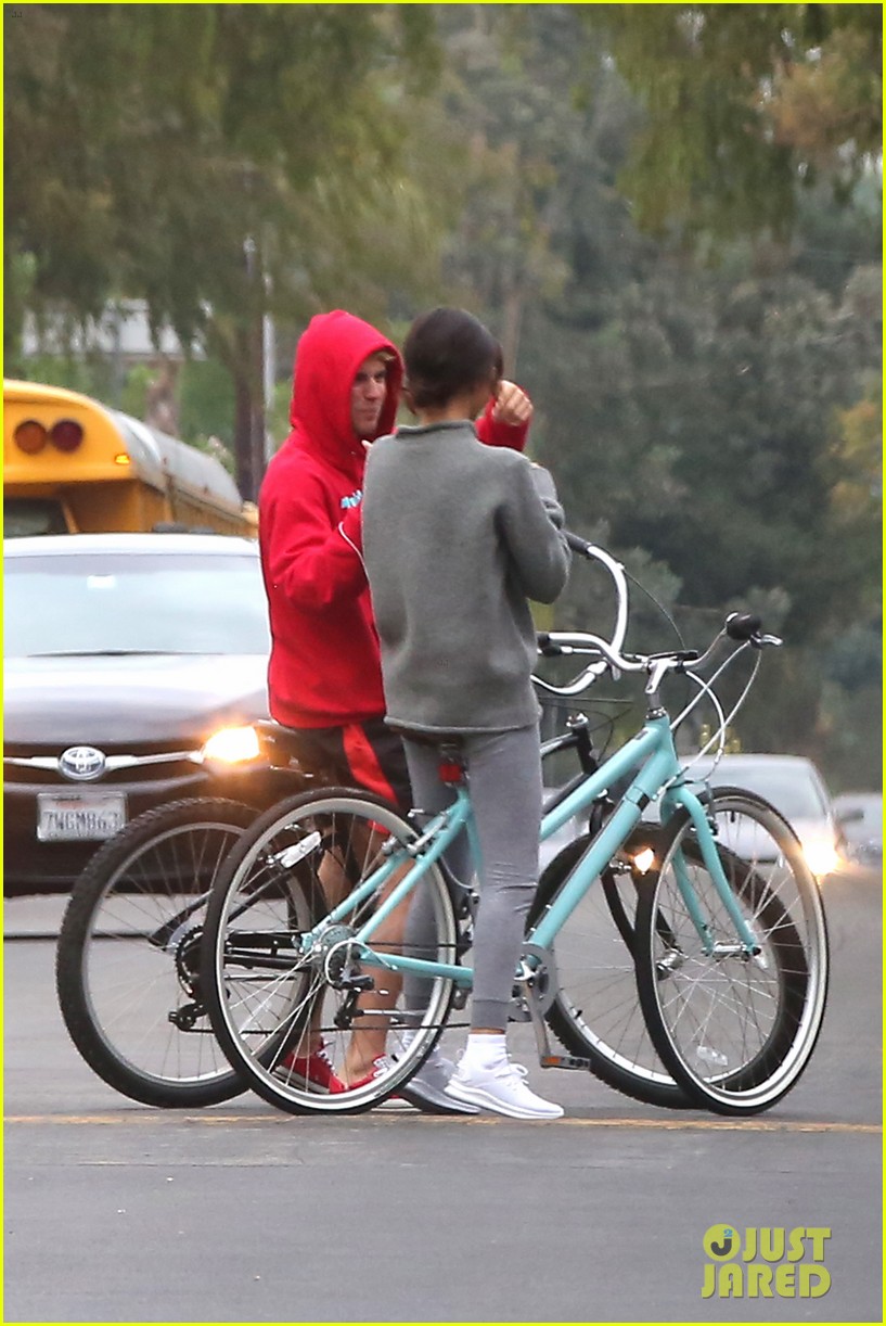 Full Sized Photo of justin bieber selena gomez bike ride together 76