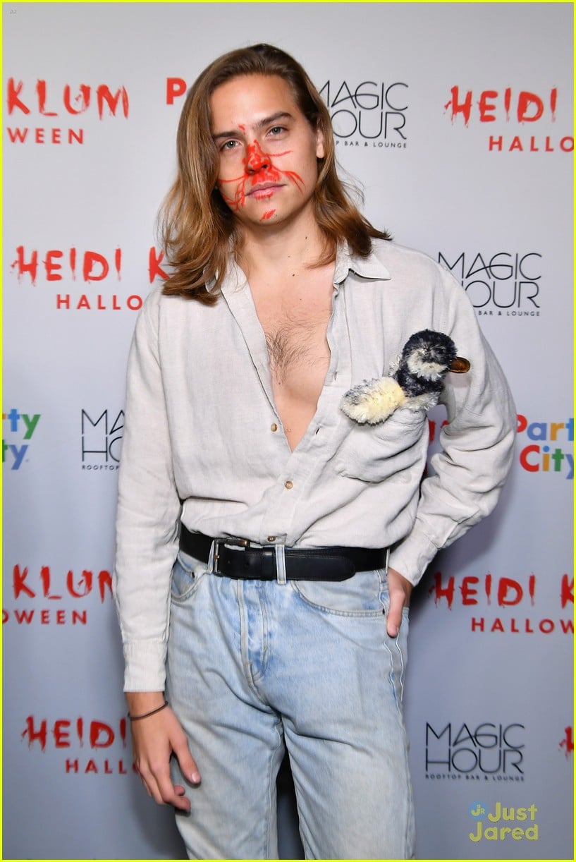 Full Sized Photo of dylan sprouse two halloween costumes 02 Dylan