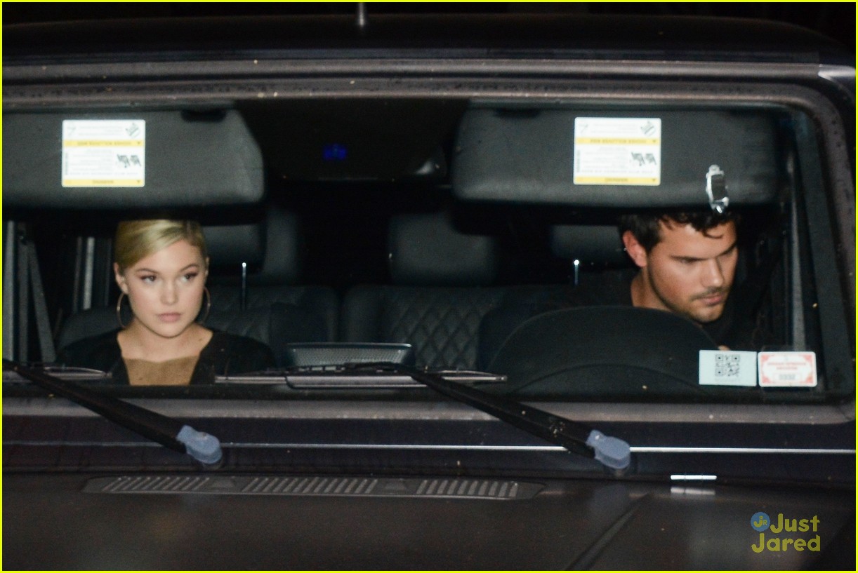 Taylor Lautner & Olivia Holt Attend Church Service Together in LA