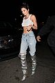 kendall jenner sports white crop top at 22nd birthday with hailey baldwin and blake griffin 07