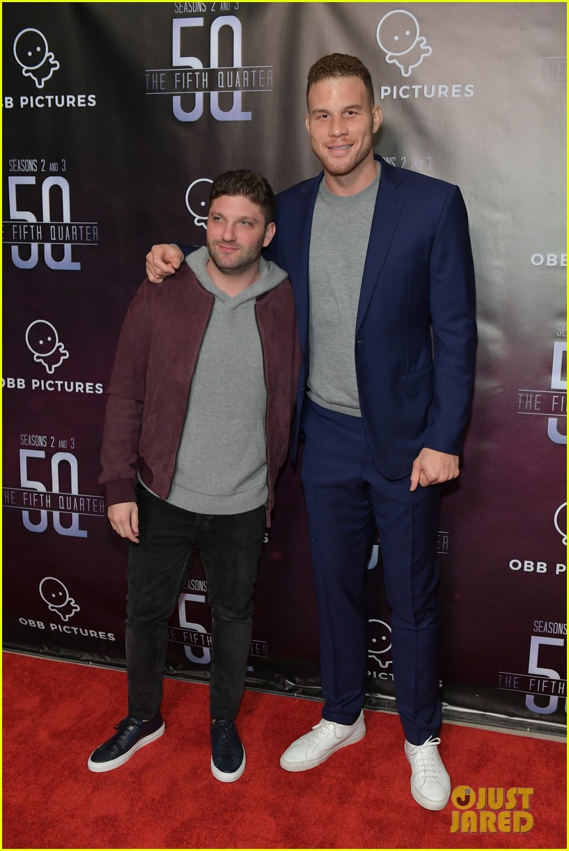 Full Sized Photo of kendall jenner blake griffin attend the 5th quarter