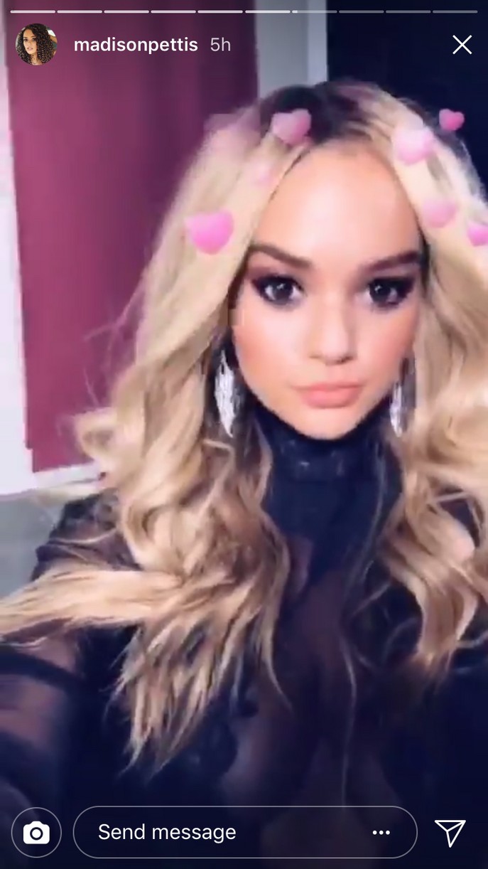 madison pettis goes blonde new look ig stories 04