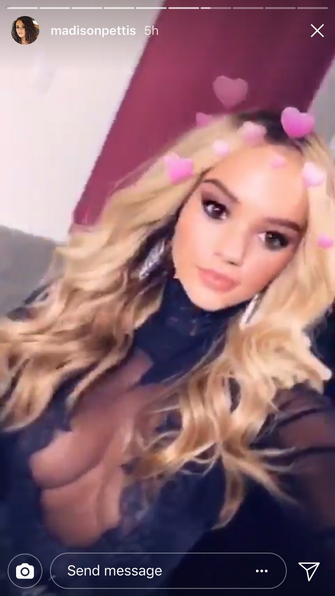 madison pettis goes blonde new look ig stories 08