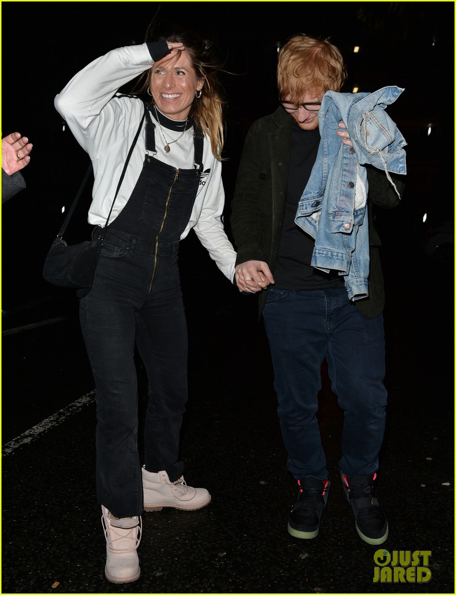 Full Sized Photo Of Ed Sheeran Steps Out With Longtime Girlfriend