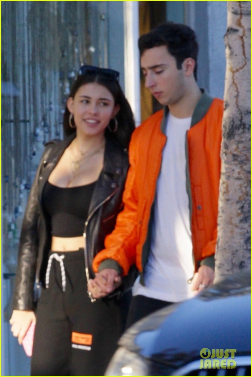 Madison Beer & Boyfriend Zack Bia Wear Matching Shoes at Lunch Photo