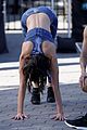 nina dobrev shows off her fit physique on extra see pics 09