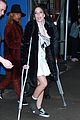 halsey crutch broken leg 03