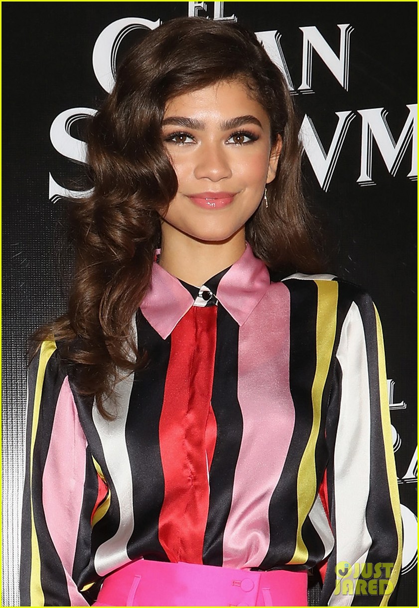 Zendaya Rocks Hot Pink Pants to 'Greatest Showman' Press Conference in ...