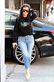 kourtney kardashian and kendall jenner match in denim while out in la 07