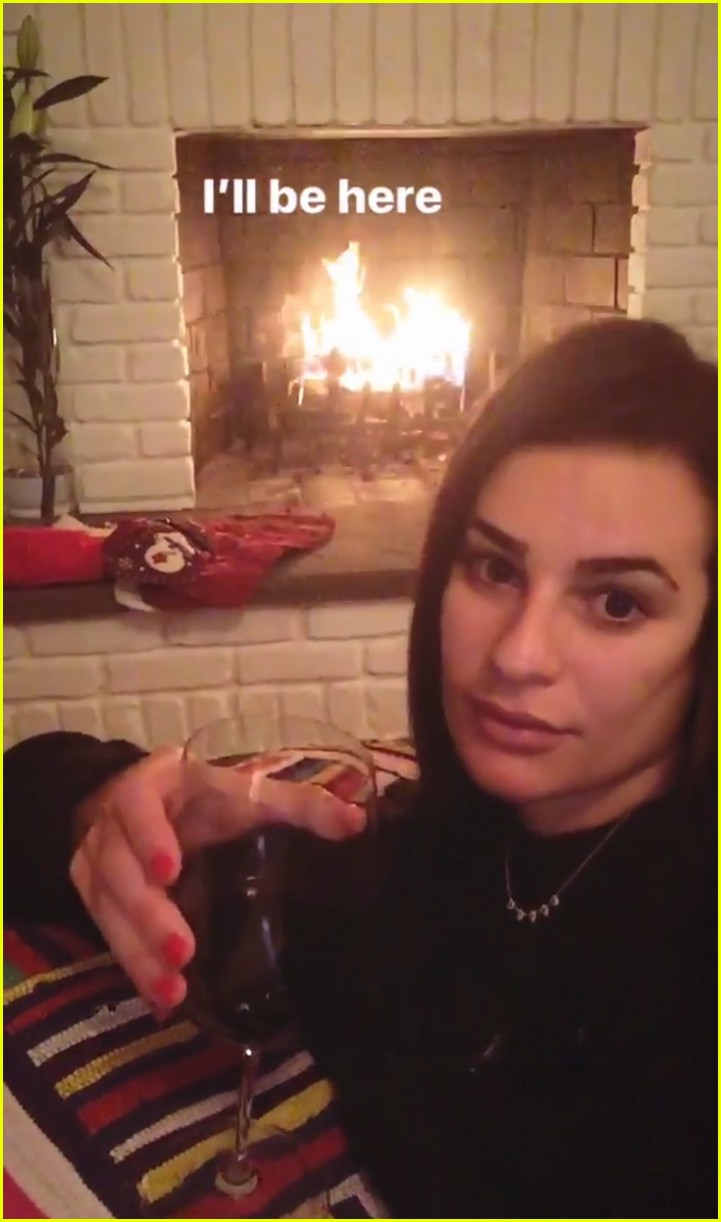 lea michele is spending the holidays with jonathan groff zandy reich 01