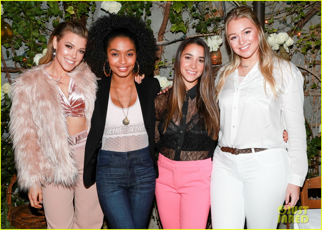 Aly Raisman & Yara Shahidi Celebrate Aerie Real Role Models Campaign
