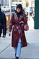 bella hadid goes for plaid in nyc 01