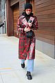 bella hadid goes for plaid in nyc 05