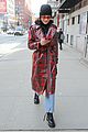 bella hadid goes for plaid in nyc 07