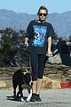 miley cyrus takes her dog for a hike in studio city 01