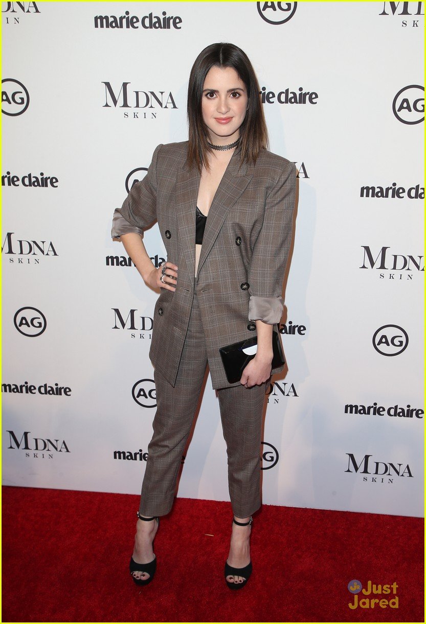 dove cameron laura marano katherine langford marie claire event 18
