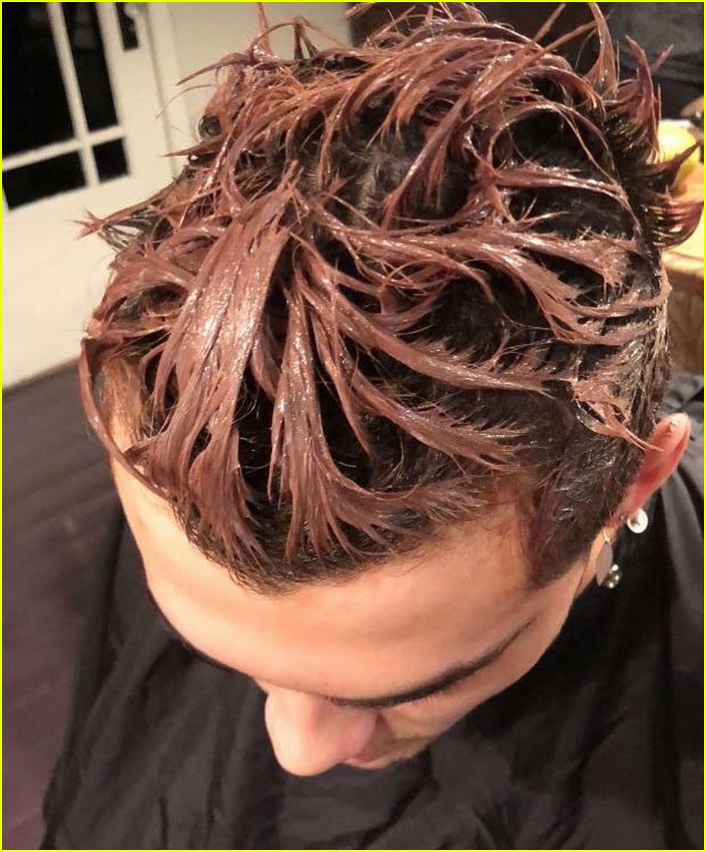 Full Sized Photo of grayson dolan ditches blonde accidentally dyes hair