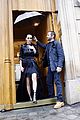 bella hadid channels the matrix while stepping out in paris 21