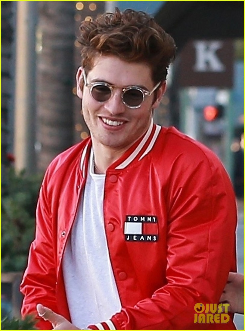 Gregg Sulkin is All Smiles at Lunch with Sistine Stallone! | Photo