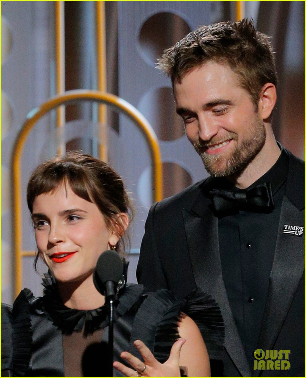 Full Sized Photo of emma watson robert pattinson golden globes 2018 05 ...