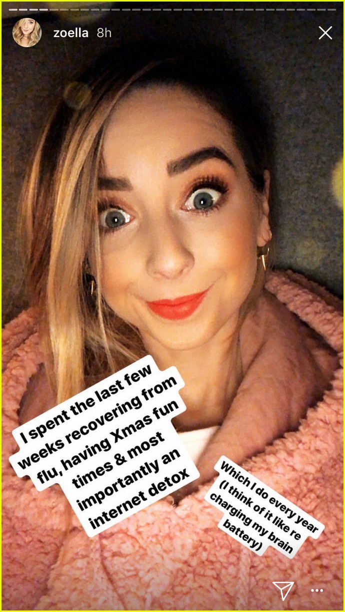 Zoella Returns From Internet Break After Holidays Photo 1131771 Digital Influencers Social Stars Zoella Pictures Just Jared Jr