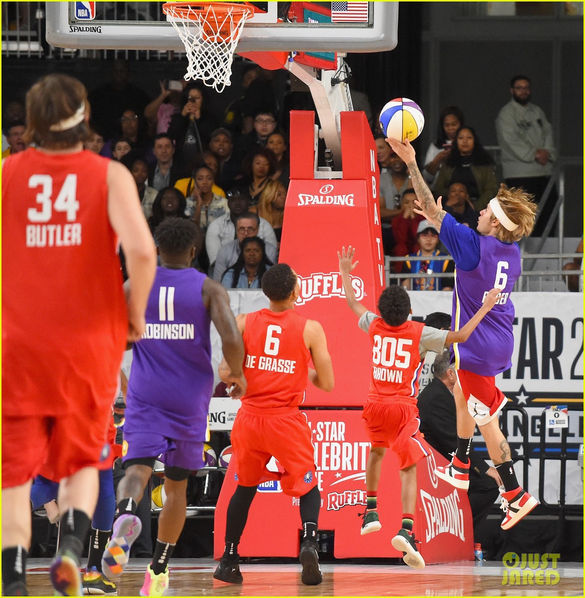 Full Sized Photo of justin bieber nba all star celebrity game 40