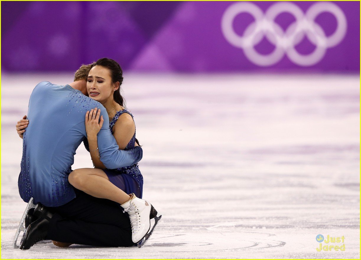 Full Sized Photo of madison chock evan bates react fall olympics 03