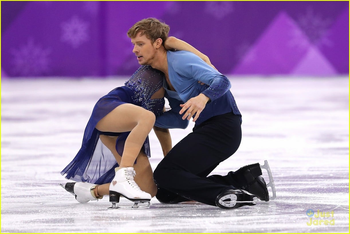 Olympic Ice Dancers Madison Chock & Evan Bates React To Their Fall 'We