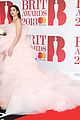 dua lipa brit awards white rose pink dress 10