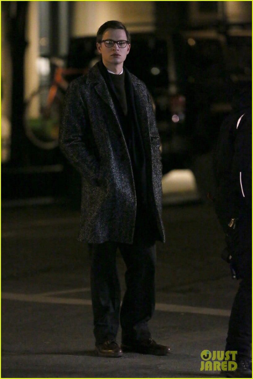 Full Sized Photo of ansel elgort gets into character on the goldfinch
