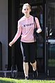 elle fanning wraps up a morning workout in studio city 08