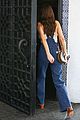 selena gomez stuns in denim overalls while out to lunch 02