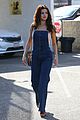 selena gomez stuns in denim overalls while out to lunch 05