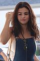 selena gomez stuns in denim overalls while out to lunch 11