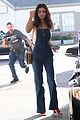 selena gomez stuns in denim overalls while out to lunch 12