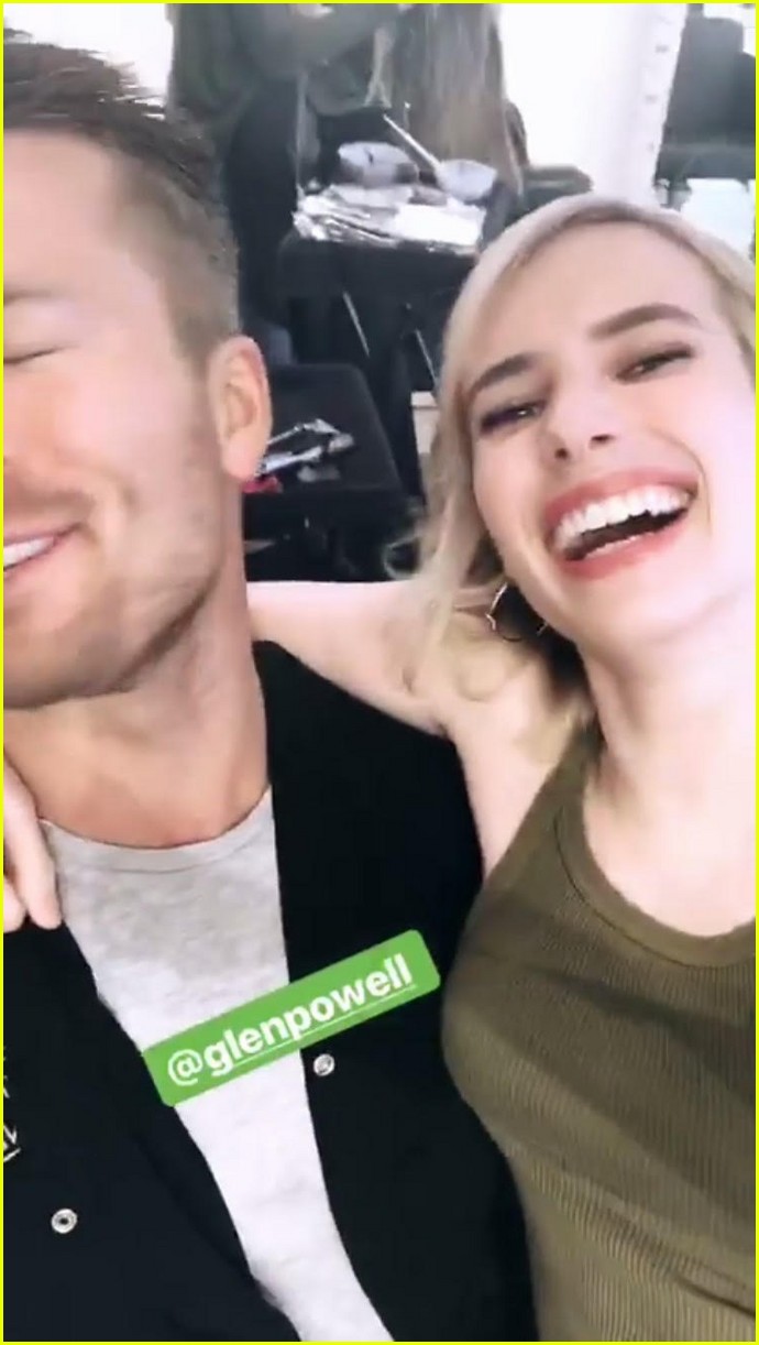 Lea Michele Has 'Scream Queens' Reunion at Hair Salon Photo 1139850