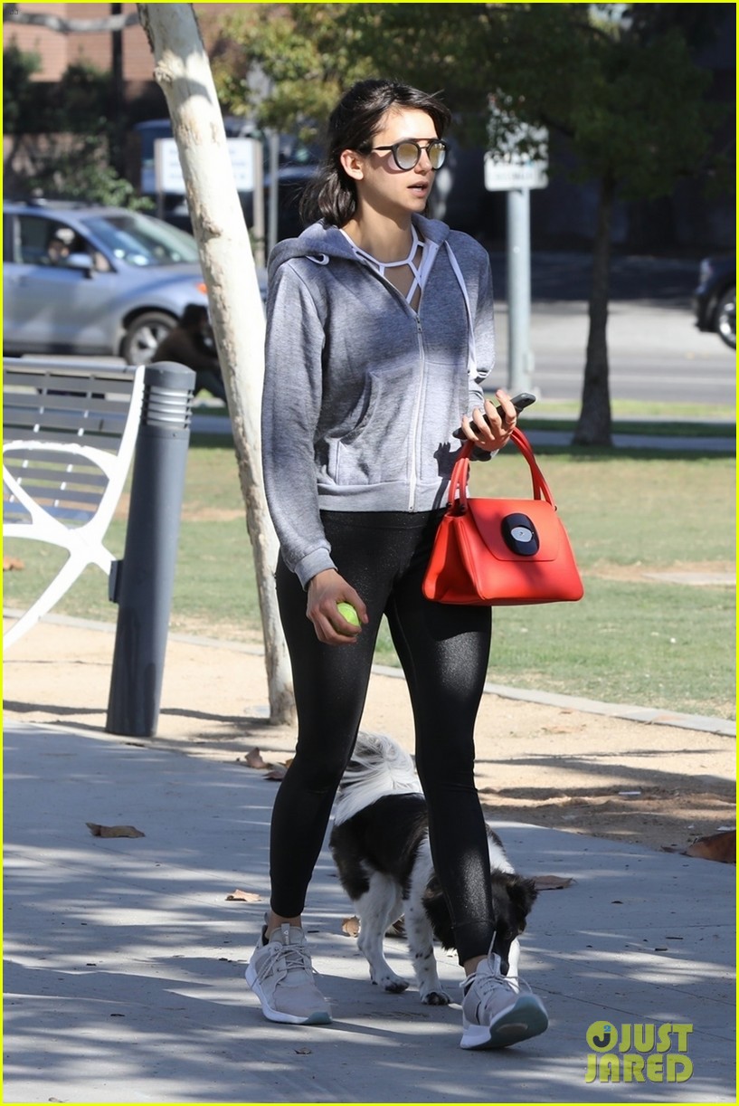 Nina Dobrev Takes Her Pup on a Weekend Walk! | Photo 1137573 - Photo