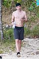 robert pattinson bares ripped body while shirtless in antigua 01