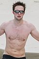 robert pattinson bares ripped body while shirtless in antigua 08