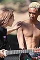 shirtless jaden smith shows off his abs while planting trees with sister willow 05