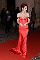 bella thorne goes red hot for midnight sun premiere in rome 03