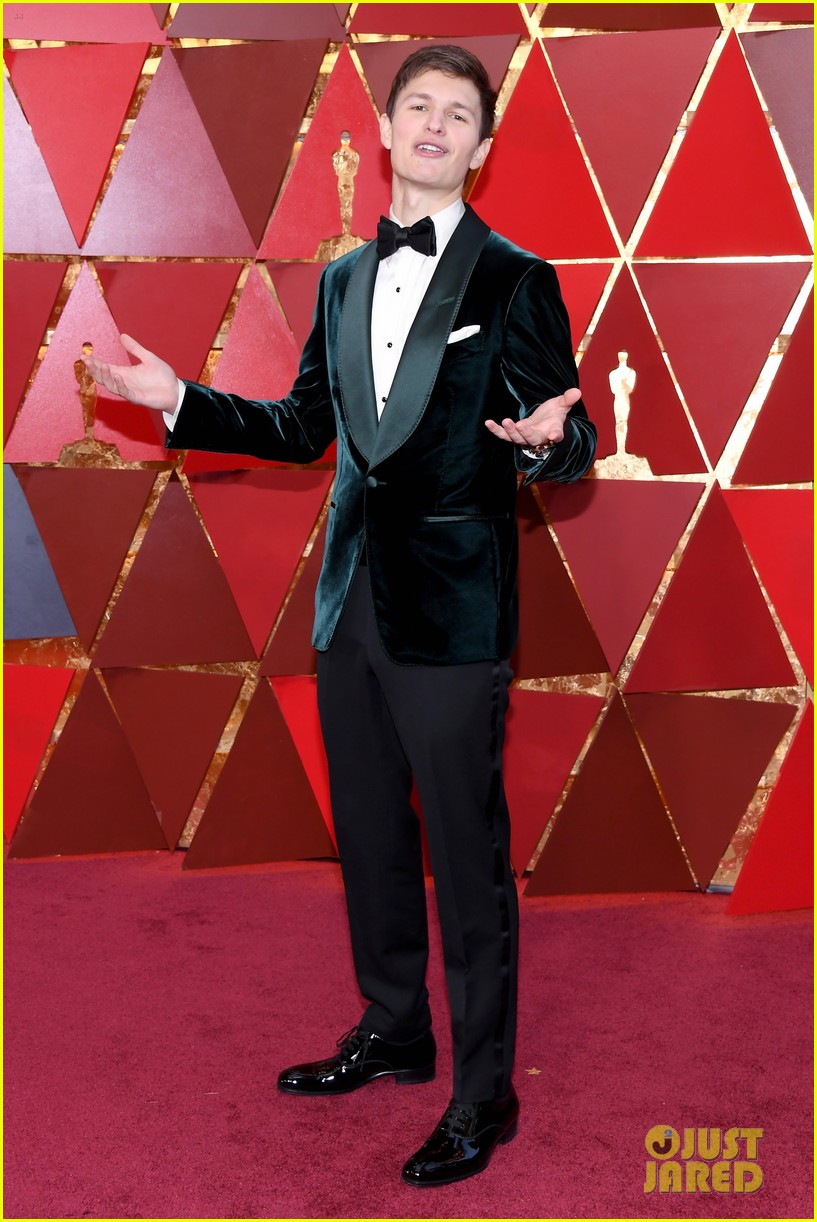 Full Sized Photo of ansel elgort violetta komyshan eiza gonzalez 2018