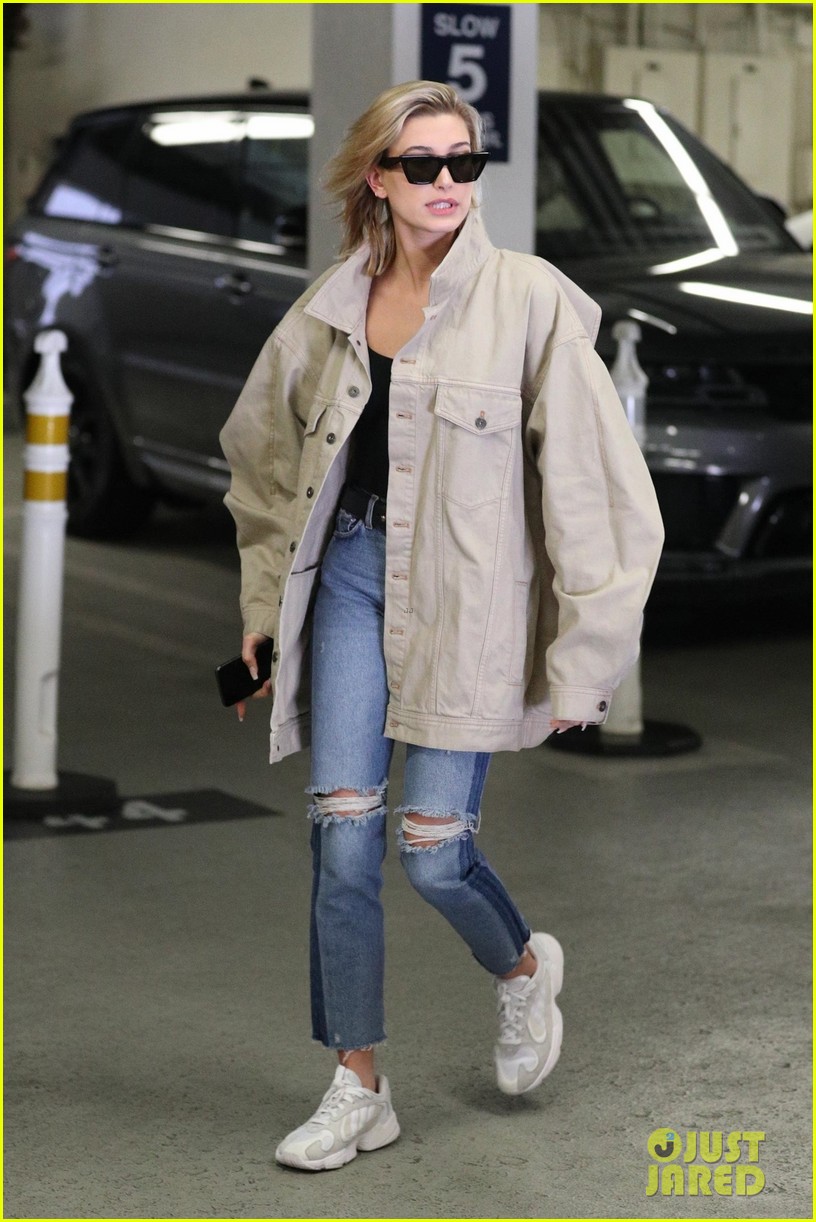 Full Sized Photo of hailey baldwin shows off her casual street style in ...