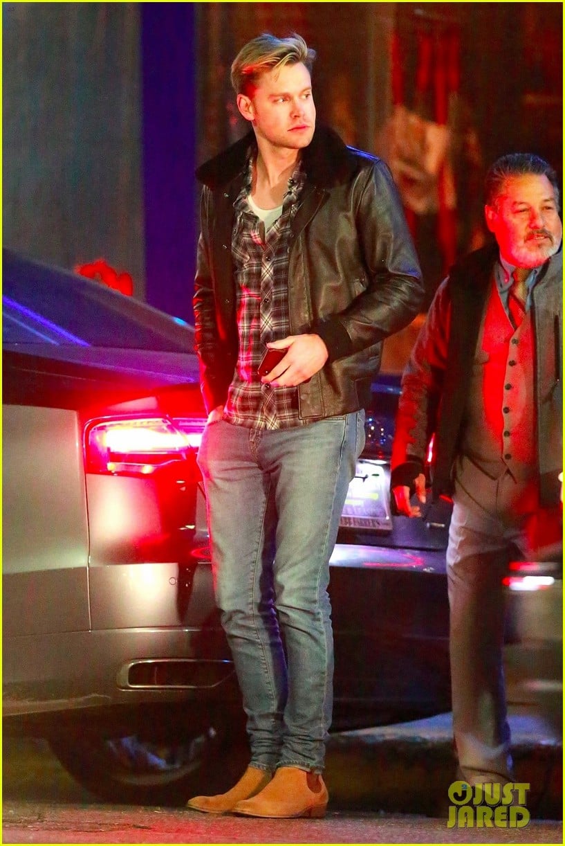 Full Sized Photo of chord overstreet steps out solo after spotted with