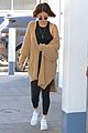 selena gomez sports tan knitted sweater while out in la 06