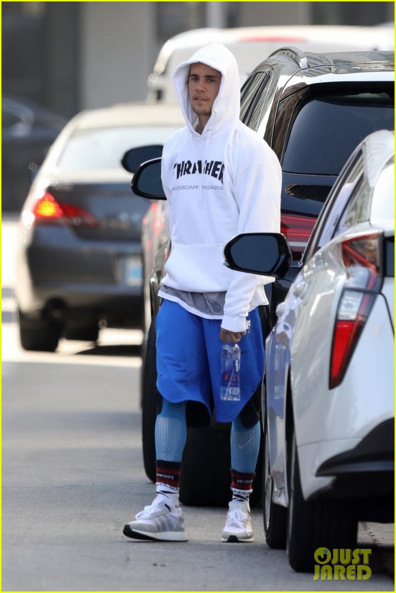 justin bieber soulcycle march 2018 class la 01