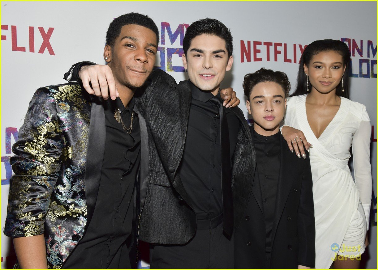 Ronni Hawk Debuts Brand New Look For 'On My Block' Premiere | Photo ...