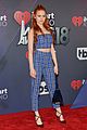 madelaine petsch gets a kiss from travis mills at iheart radio music awards 02