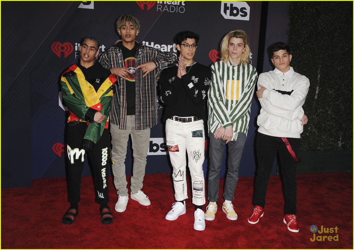 Boy Bands PRETTYMUCH & CNCO Hit iHeartRadio Music Awards 2018 | Photo ...